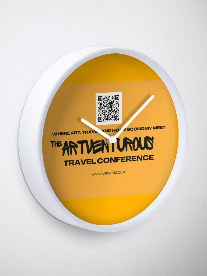 Thumbnail 2 of 4, Clock, Siphiwe Ngwenya's Artventurous Travel Conference designed and sold by Maboneng.