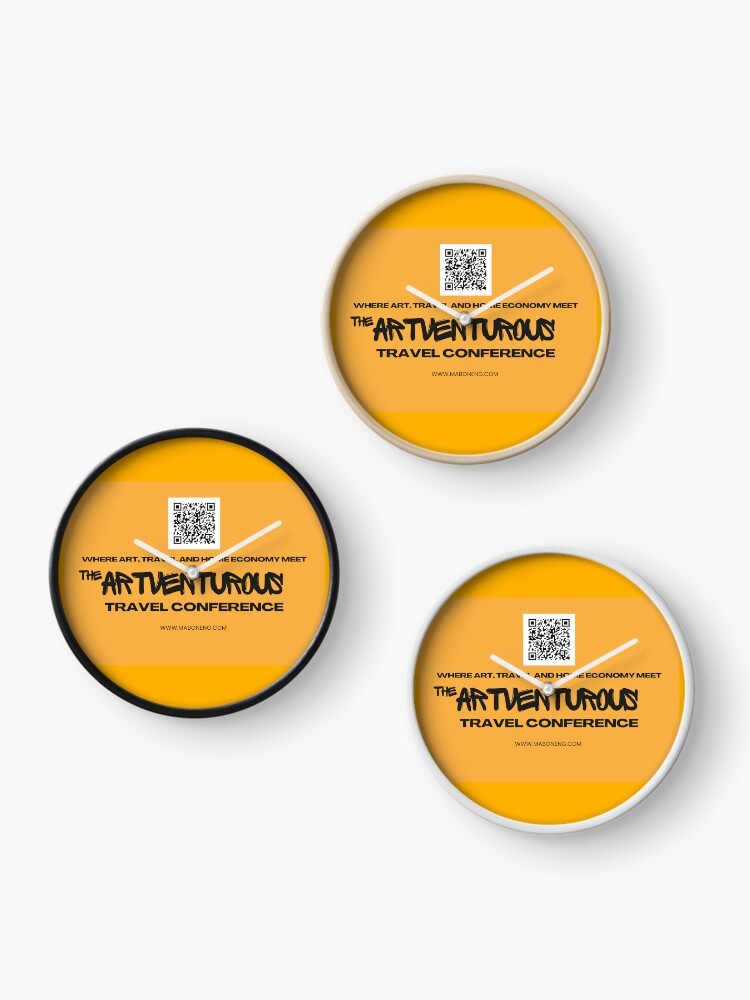 Thumbnail 3 of 4, Clock, Siphiwe Ngwenya's Artventurous Travel Conference designed and sold by Maboneng.