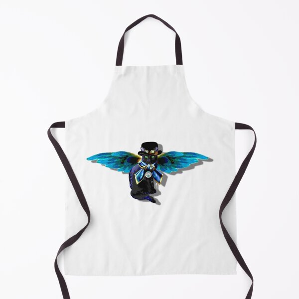 Item preview, Steampunk Kitty Azure Angel Wings designed and sold by dpenn.