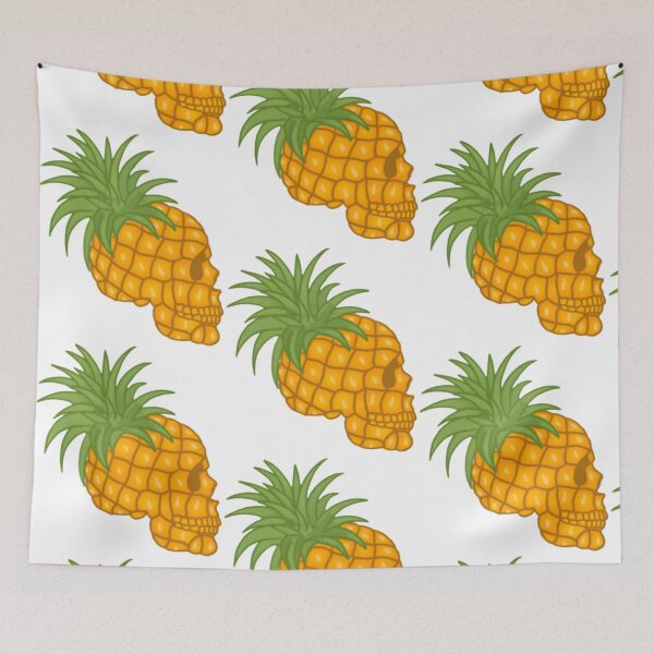 Item preview, Side profile, pineapple skull designed and sold by Artistkhg.