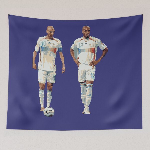 Item preview, Zinedine Zidane and Thierry Henry designed and sold by pixelsports2.