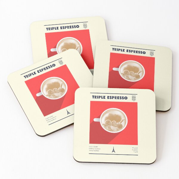 Item preview, Triple Espresso USWNT Poster designed and sold by KatesFatCat.