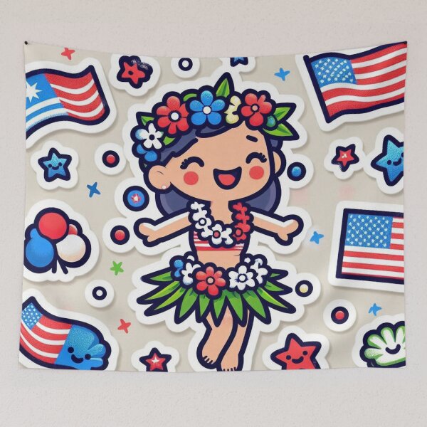 Item preview, Enchanting Hula Kids - Election Mode - 069 designed and sold by sagaofsilence.