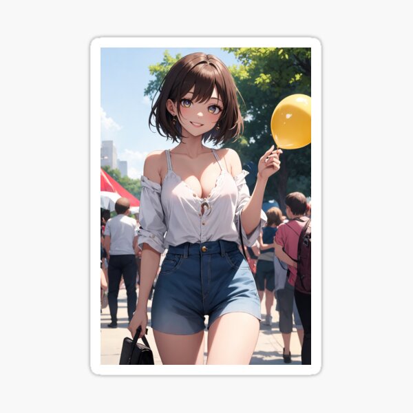 Vista previa del artículo con la obra «Linda chica de anime, Matsuyoshi Rasago», diseñado y vendido por iloveanimechibi.