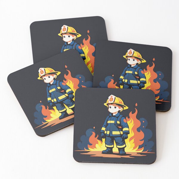 Item preview, Brave Firefighter Cartoon designed and sold by PragmaticP.