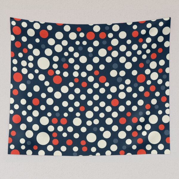 Item preview, Classic Polka Dot Fabric Pattern: Small, Uniform Dots in Timeless Color Scheme designed and sold by Rui Fernandes.