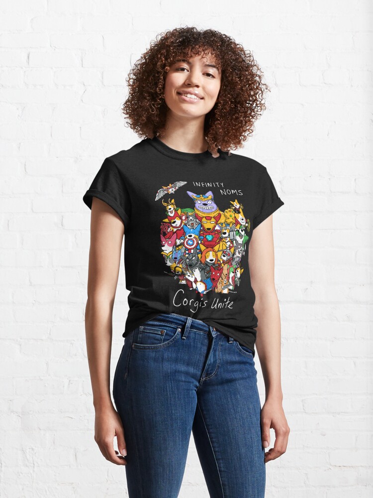 Alternate view of Corgis Unite! Classic T-Shirt