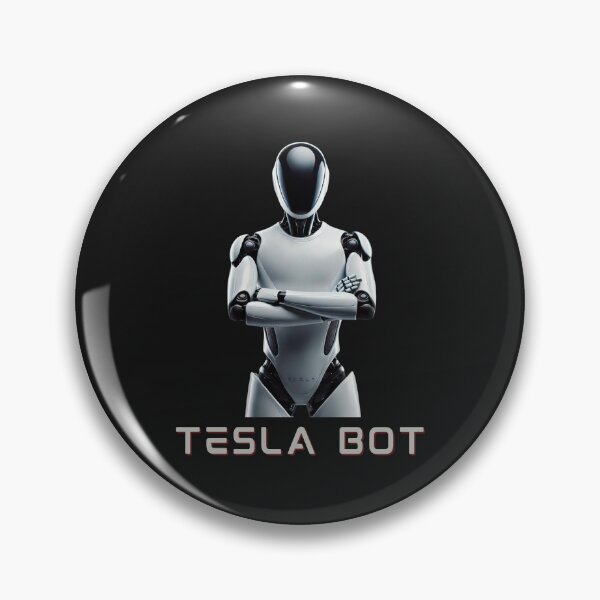 Item preview, Tesla bot designed and sold by TEEJAMBOREE.