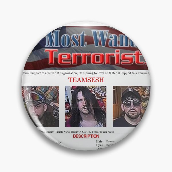 Item preview, MOST WANTED TERRORISTS TEAMSESH BONES designed and sold by Jonathan  Rennie.