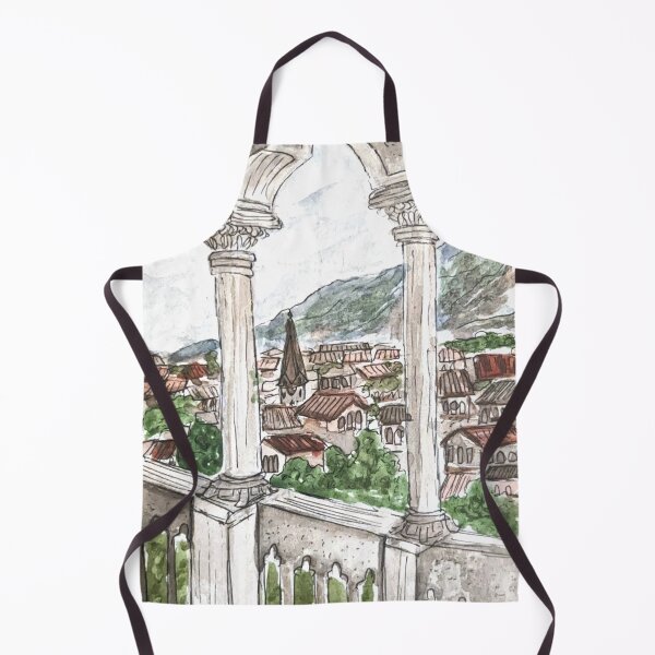 Item preview, Trentino Castello del Buonconsiglio Watercolor Illustration  designed and sold by kriti130.