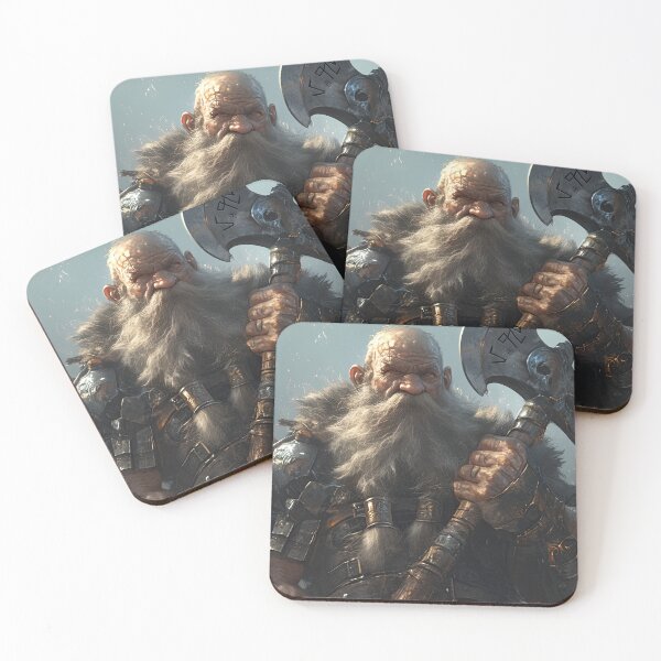 Item preview, Dwarf with battle axe designed and sold by obstinator.