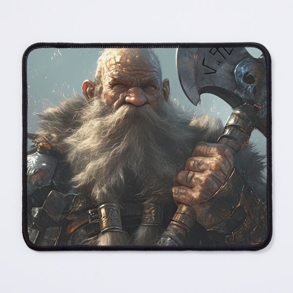 Item preview, Dwarf with battle axe designed and sold by obstinator.