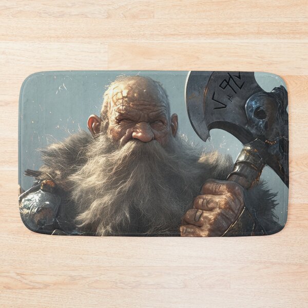 Item preview, Dwarf with battle axe designed and sold by obstinator.