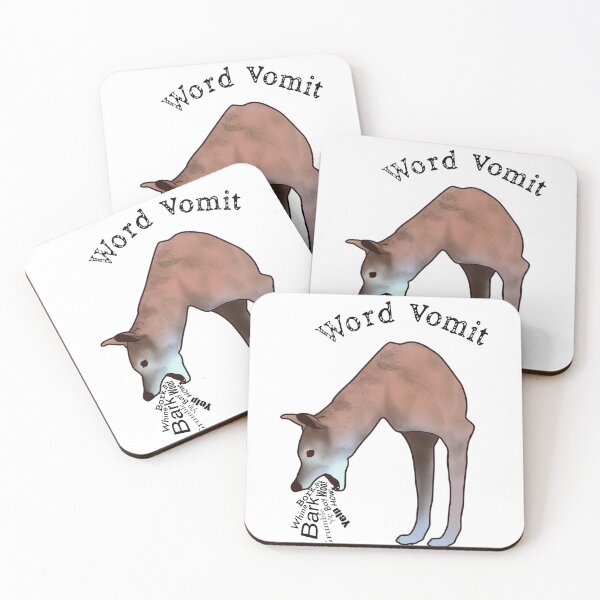Item preview, Word vomit dog  designed and sold by Rhia4rt.