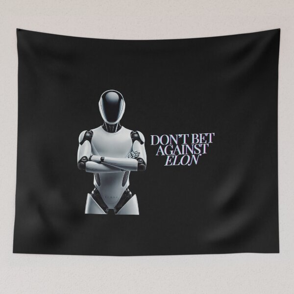 Item preview, Tesla bot designed and sold by TEEJAMBOREE.