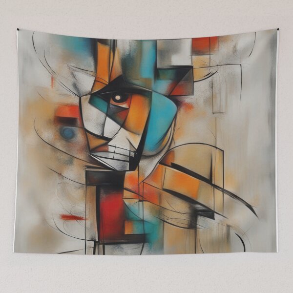 Item preview, Abstract with face designed and sold by rolffimages.