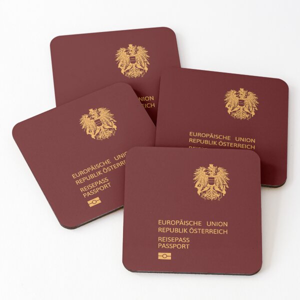 Item preview, Austria pasaporte Ultimo diseño designed and sold by Travellerz.