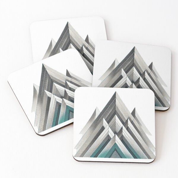 Item preview, Modern Geometric Mountain Art designed and sold by sadman73.