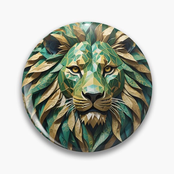 Item preview, Intricate lion head origami design designed and sold by Marcu Ioachim.