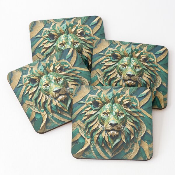 Item preview, Intricate lion head origami design designed and sold by Marcu Ioachim.