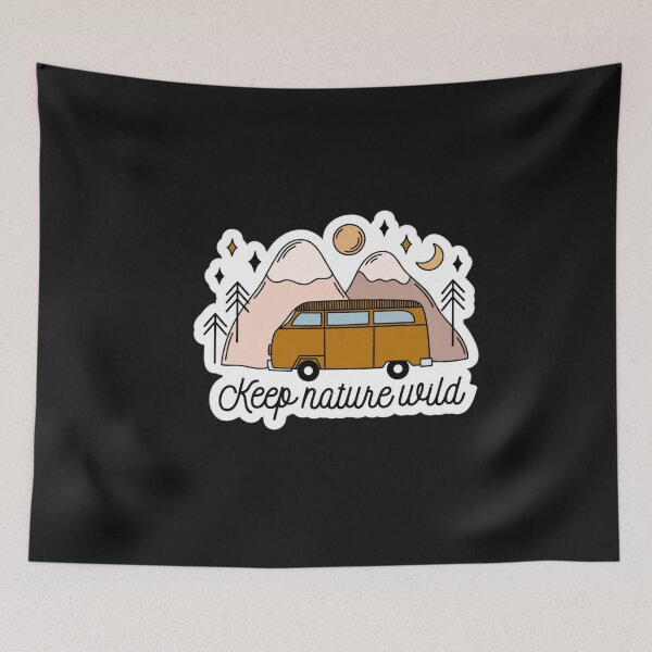 Item preview, Camping Symbol Vintage Travel designed and sold by MarcelooArt.