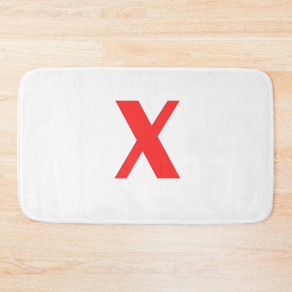 Item preview, Big Red Alphabet Letter X designed and sold by RobbiesMusic.