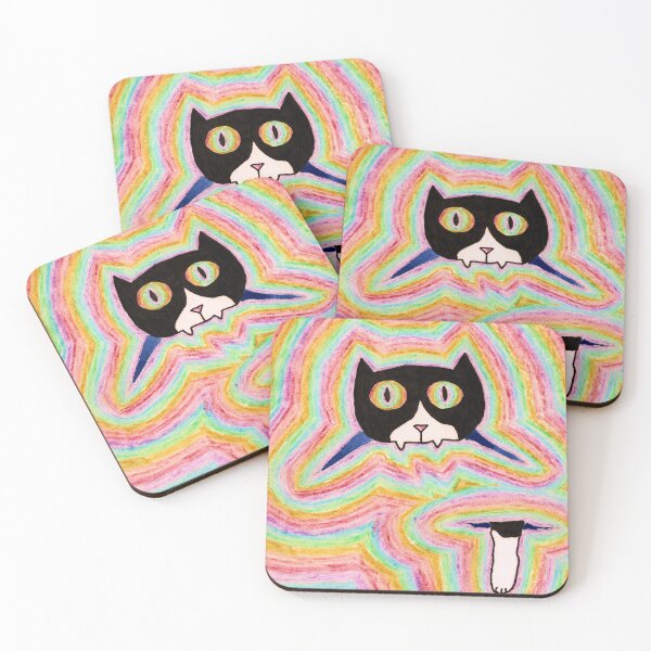 Item preview, Kitty Kaleidoscope designed and sold by SoleiaFlur.