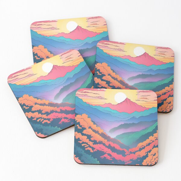 Item preview, Anime Sunset Over Fields designed and sold by SayItWithYours.