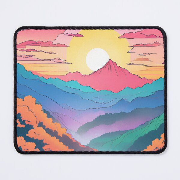 Item preview, Anime Sunset Over Fields designed and sold by SayItWithYours.