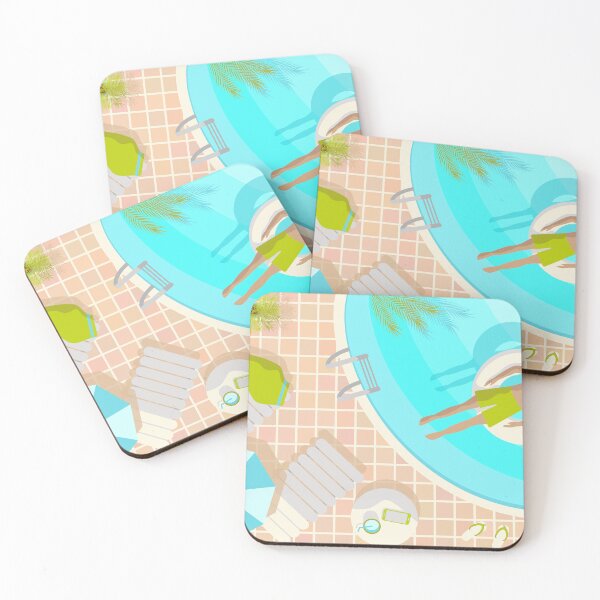 Item preview, Swimming pool guy on tropical summer beach designed and sold by CutieBlue.