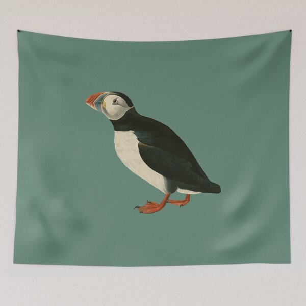 Item preview, Vintage Puffin Illustration designed and sold by BeaSchoney.