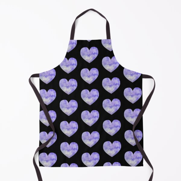 Item preview, Purple Wispy Puff Heart with Black Back designed and sold by ClearAndHappy.