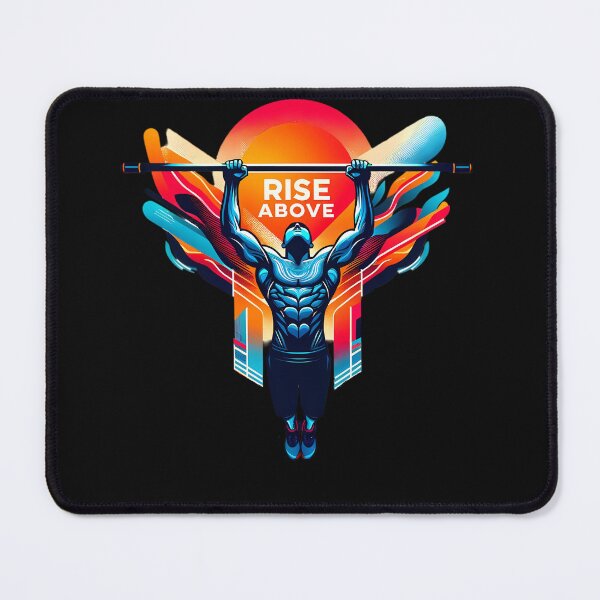 Item preview, Rise Above: Strength in Every Pull. designed and sold by Linework Studio.