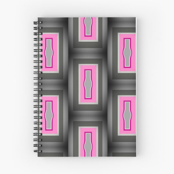 Item preview, keyhole - pink grey simple geometric pattern designed and sold by M-Lorentsson.
