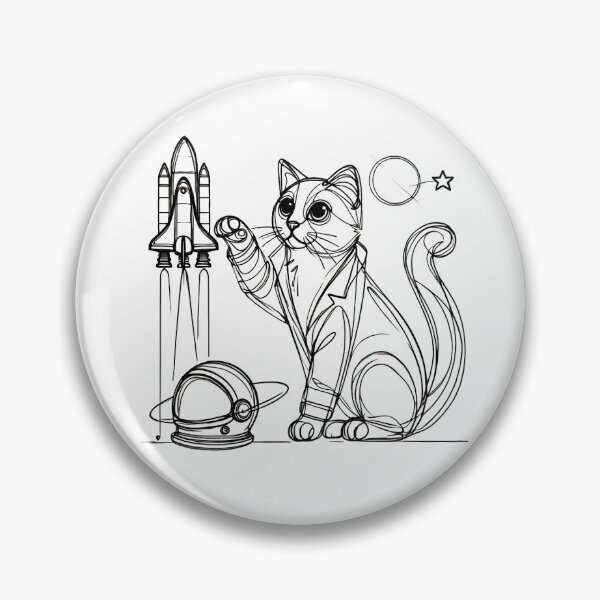 Item preview, Astronaut Cat designed and sold by ChicClicker.