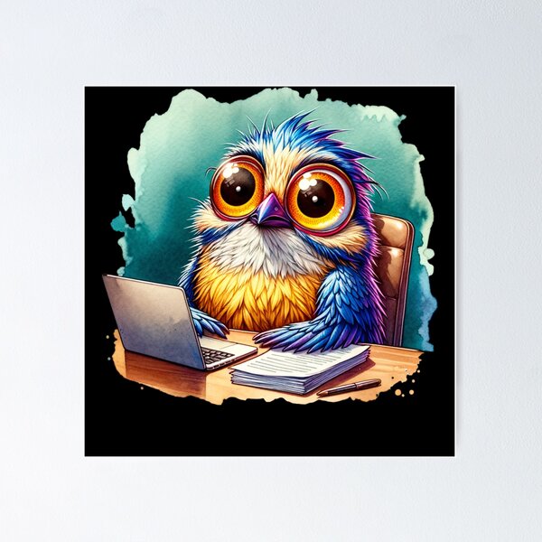 Item preview, ✨Snarky Sarcastic Birds – Funny Designs for T-Shirts, Mugs, Stickers & More designed and sold by artedigital99.