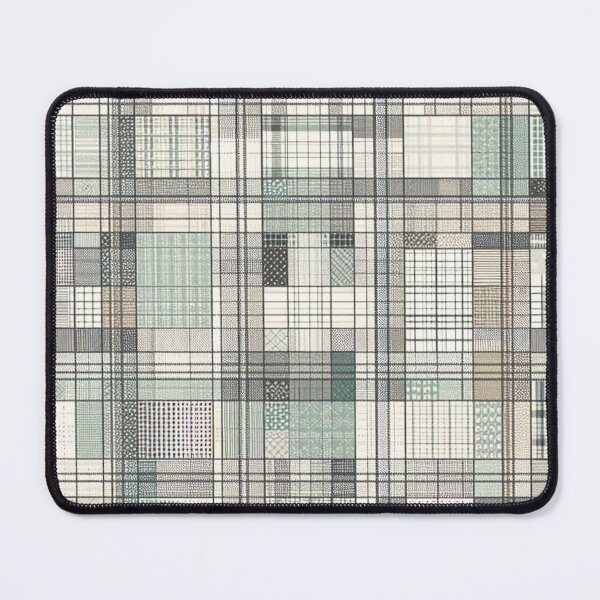Item preview, Petite Plaid Fabric Pattern: Small Grid Design with Subtle Color Variations designed and sold by Rui Fernandes.