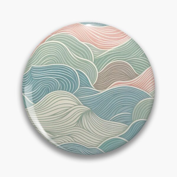 Item preview, Small-Scale Abstract Waves Fabric Pattern: Subtle Ripples in Soothing Colors designed and sold by Rui Fernandes.