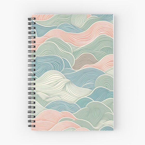 Item preview, Small-Scale Abstract Waves Fabric Pattern: Subtle Ripples in Soothing Colors designed and sold by Rui Fernandes.
