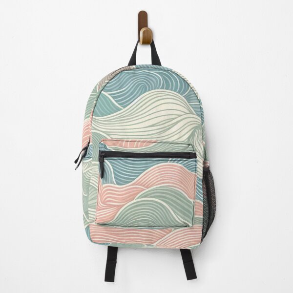 Item preview, Small-Scale Abstract Waves Fabric Pattern: Subtle Ripples in Soothing Colors designed and sold by Rui Fernandes.