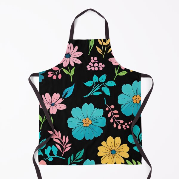 Item preview, Floral Design on Black designed and sold by FocusedArt.