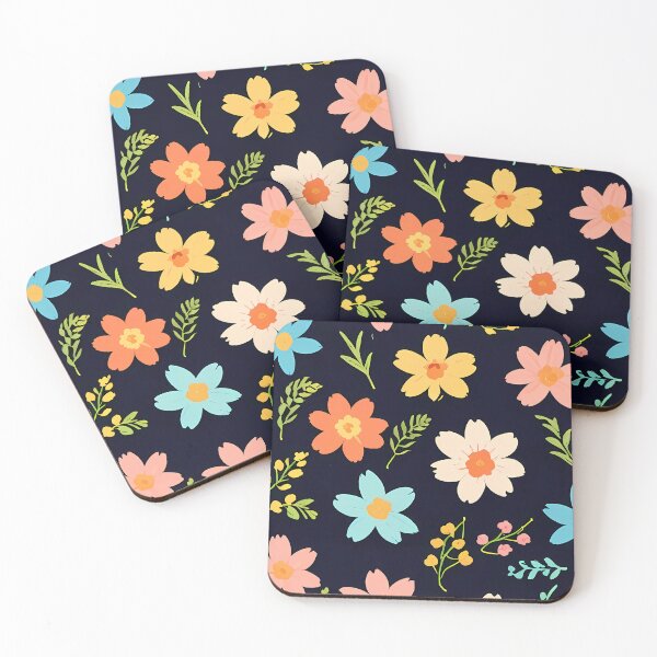 Item preview, Flower Design on Black designed and sold by FocusedArt.
