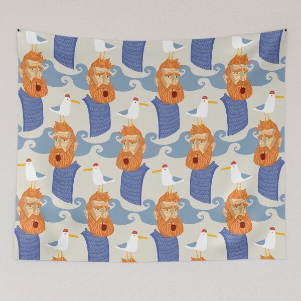 Item preview, Sailor and Seagull designed and sold by marialindemann.