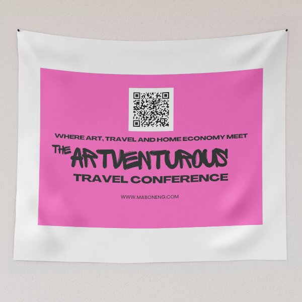 Item preview, ArtVenturous Travel Conference LOGO QR3 designed and sold by Siphiwe Ngwenya The Founder.
