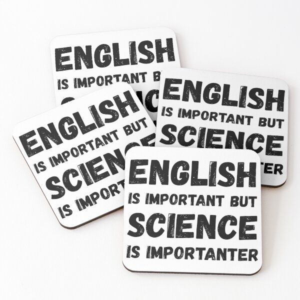 Item preview, English Is Important But Science Is Importanter designed and sold by TKsTees.