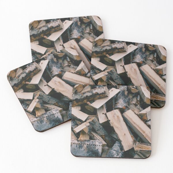 Item preview, Pile of chopped wood for next winter designed and sold by riku05830.