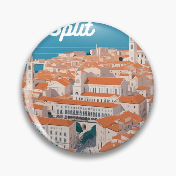 Item preview, Retro Split Skyline  designed and sold by MaateoDesign.