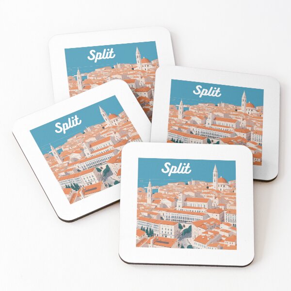Item preview, Retro Split Skyline  designed and sold by MaateoDesign.