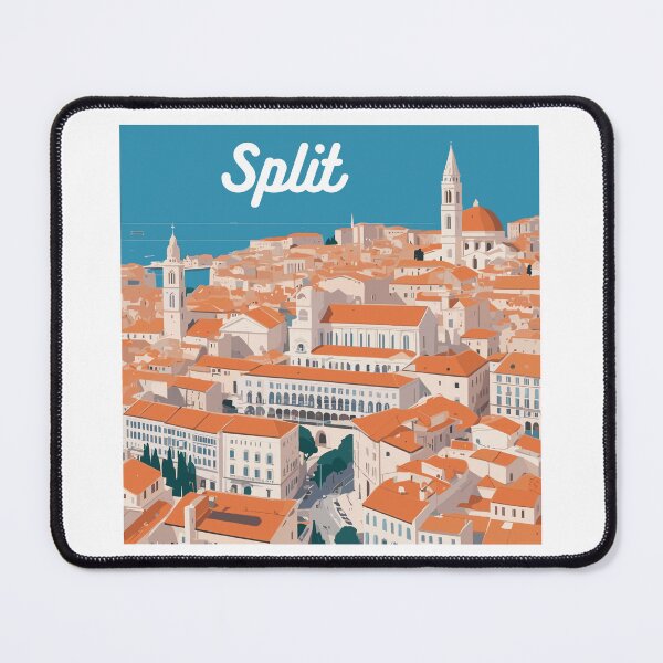 Item preview, Retro Split Skyline designed and sold by MaateoDesign.