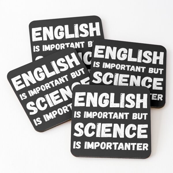Item preview, English Is Important But Science Is Importanter designed and sold by TKsTees.